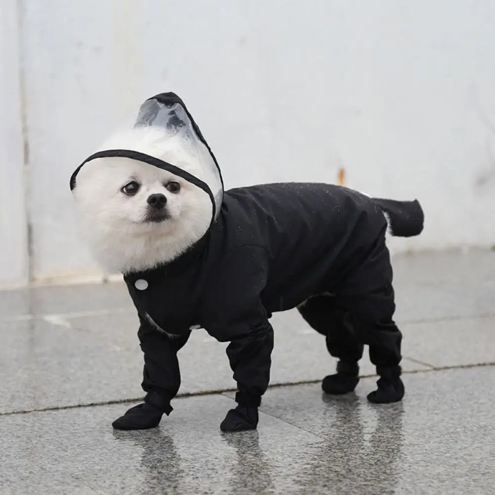 Impermeable para Perro con Botitas Integradas