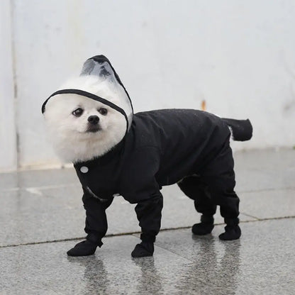 Impermeable para Perro con Botitas Integradas