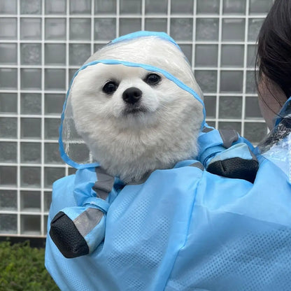 Impermeable para Perro con Botitas Integradas