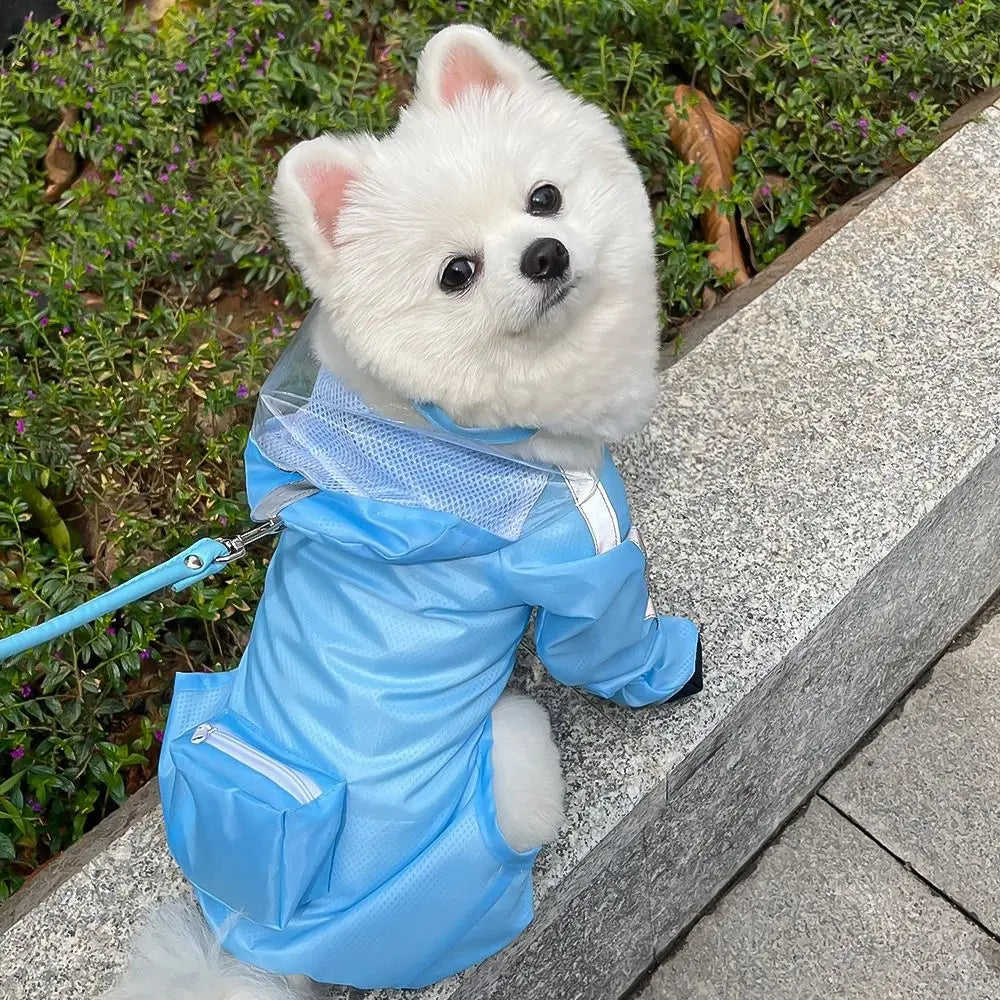 Impermeable para Perro con Botitas Integradas
