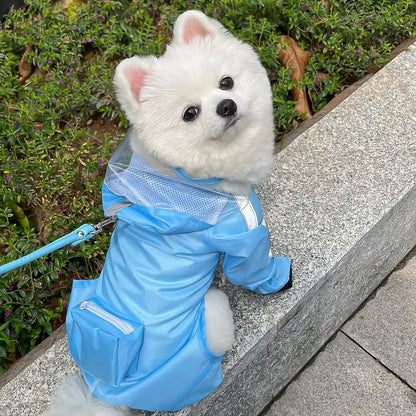 Impermeable para Perro con Botitas Integradas